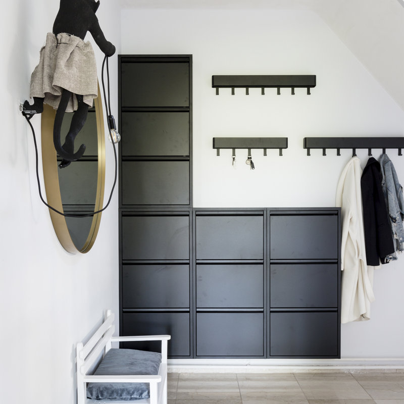 6 Pair Flip Down Shoe Storage