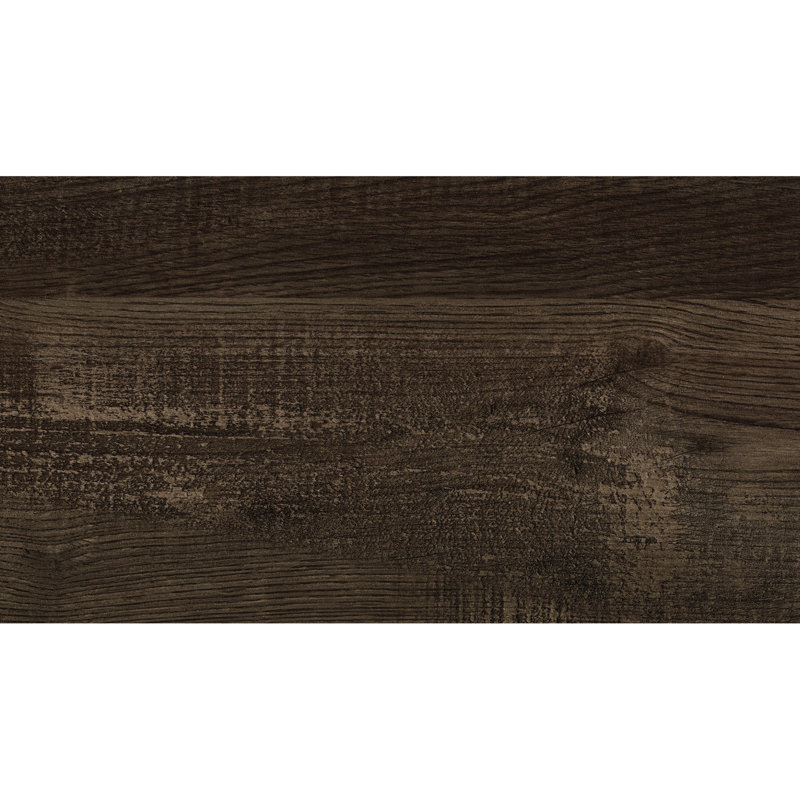 Grand lit en bois brun rustique avec tête de lit, pour rails de chambre à coucher, Grand lit, Brun rustique
