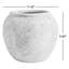 Vase de table en terre cuite 9,84 "Agnes Kaci