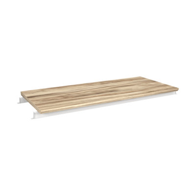 Wood Bridge 42" With Scratch-Resistant Surface, Brown