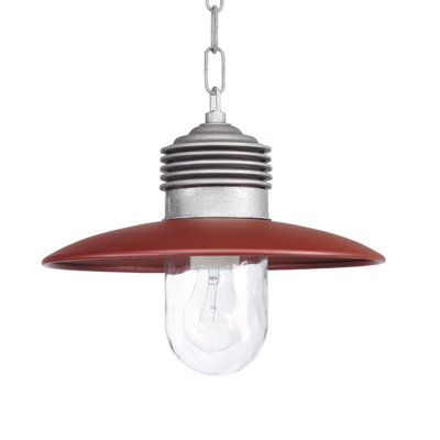 Ampere 1 - Light Aluminium/Copper Cone Pendant