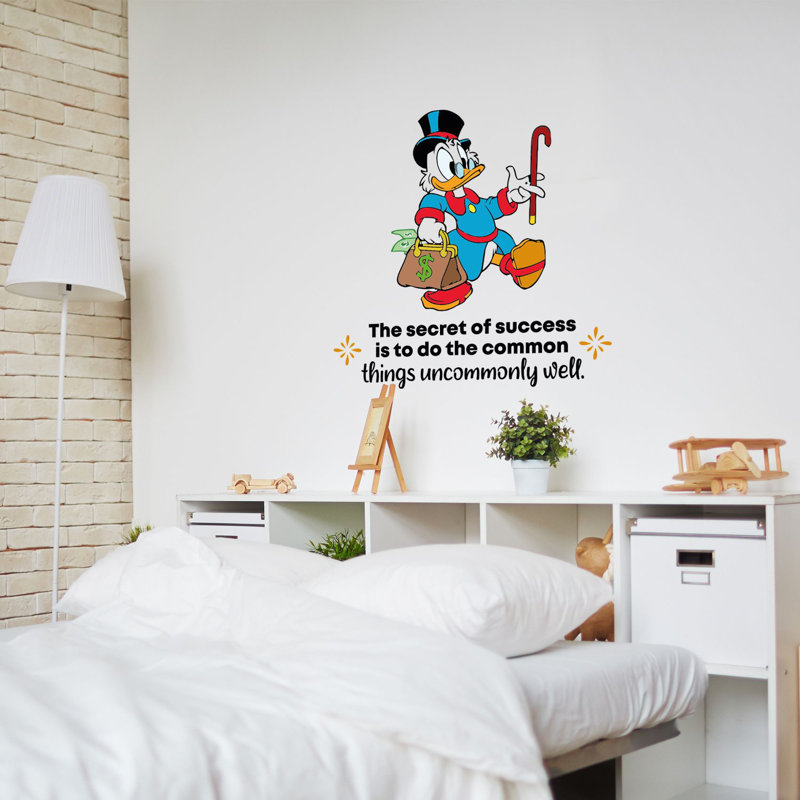 Adhésif décoratif en vinyle McDuck Success Scrooge, H 20 po x l 18 po