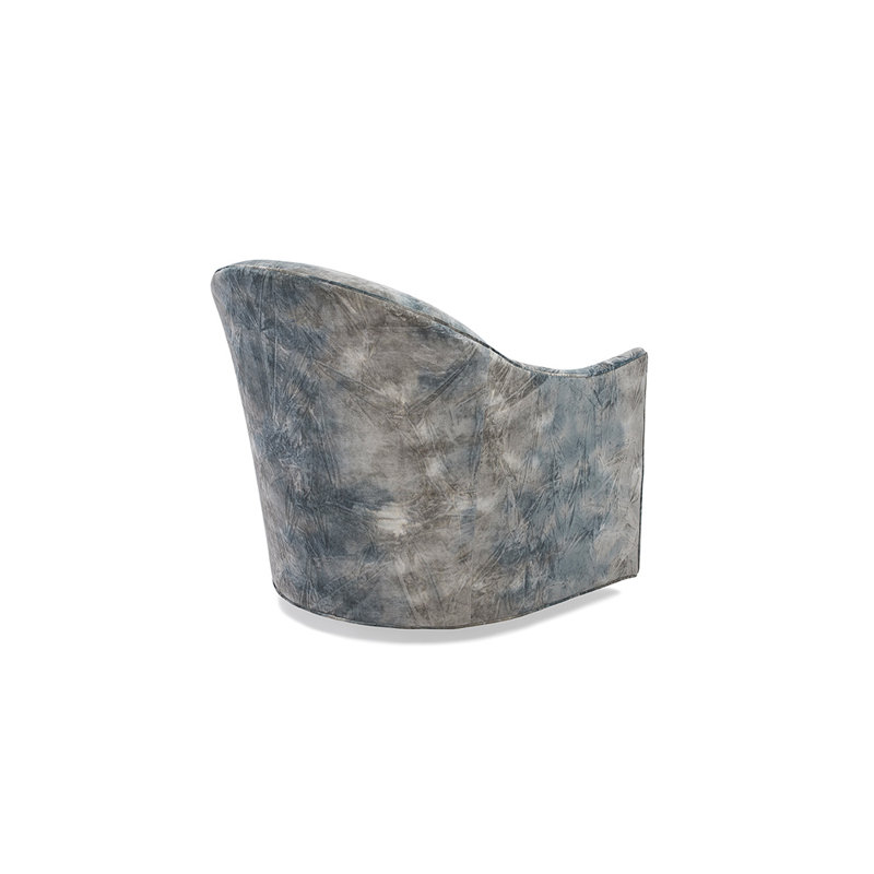 Kim Barrel Chair, Arraya Amber Polyester Blend