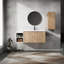 Meuble-lavabo 48 po avec armoire latérale et lavabo - Flair moderne à fermeture douce-1142430627