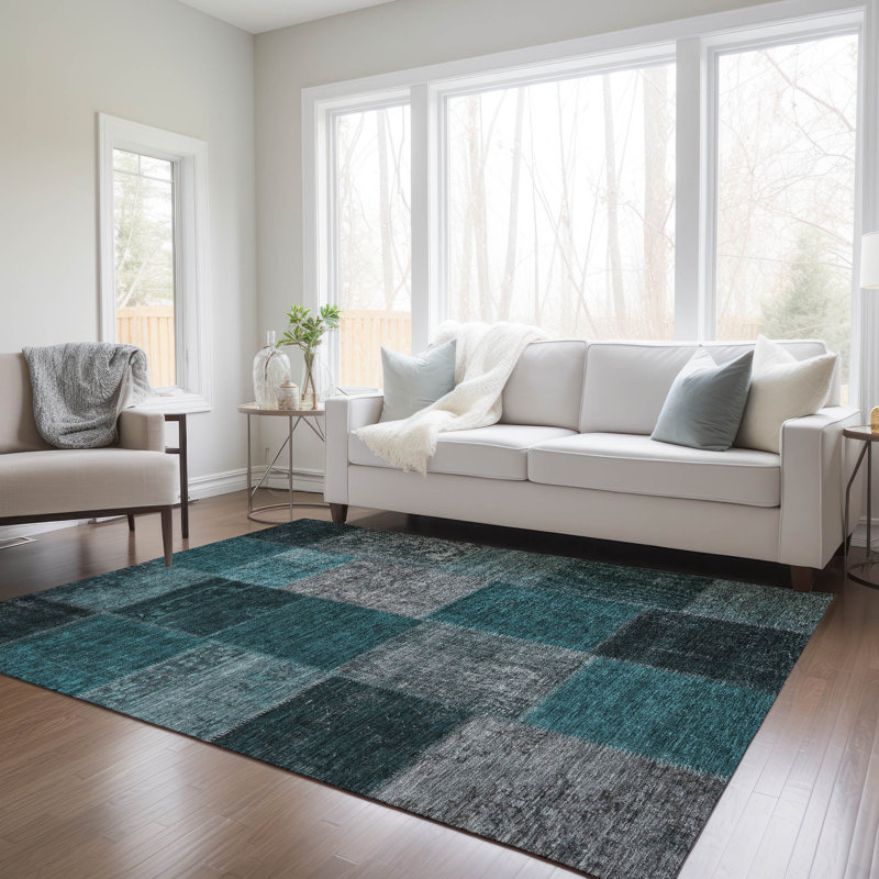 Tapis intérieur / extérieur Ayush, Rectangle 8 pi x 10 pi