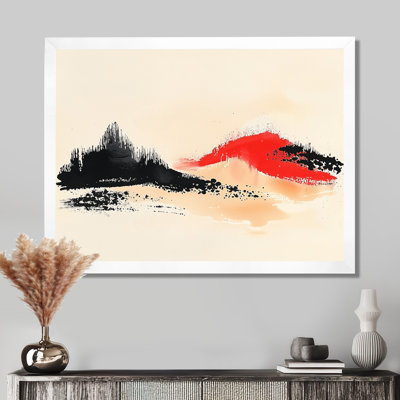 «Pure Nature», art japonais moderne à l'encre du Japon - Minimalisme abstrait, art mural