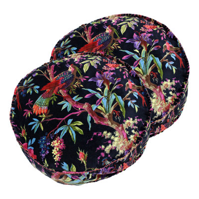 Floral Circular Cushion