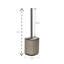 Echo Steel Toilet Brush & Holder-98942202