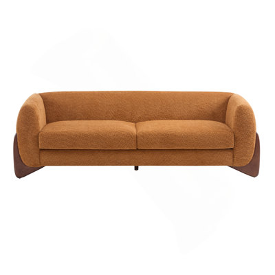 Canapé 82 pouces Boucle Sherpa - Caramel