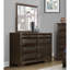 Commode moderne à 8 tiroirs pour la chambre à coucher, rehaussant le rangement et le style.