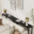Entryway Console Table with Charging Station – 39.4 Inch Narrow Sofa Side Table, Power Outlets & USB Ports, Sturdy MDF with Metal Legs, Easy Assembly – Perfect for Living Room, Foyer, Black