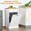 Poubelle de cuisine inclinable (blanc)