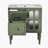 Retro Style 30'' Bathroom Vanity with Resin Sink Combo, Green