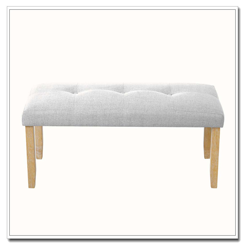 Banc rembourré moderne capitonné