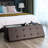 Guedira Faux Leather Upholstered Storage Bench-2096090779