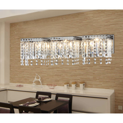 Neil Chrome Flush Mounted Sconce