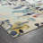 COLORWRKS Abstract Area Rug in Blue/Yellow/Multi-1835785700