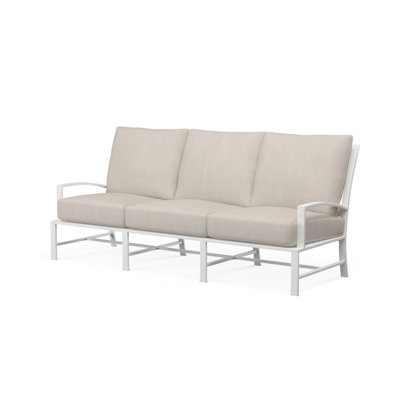 Bristol Outdoor 3 - Seat Patio Sofa, Canvas Flax Sunbrella®