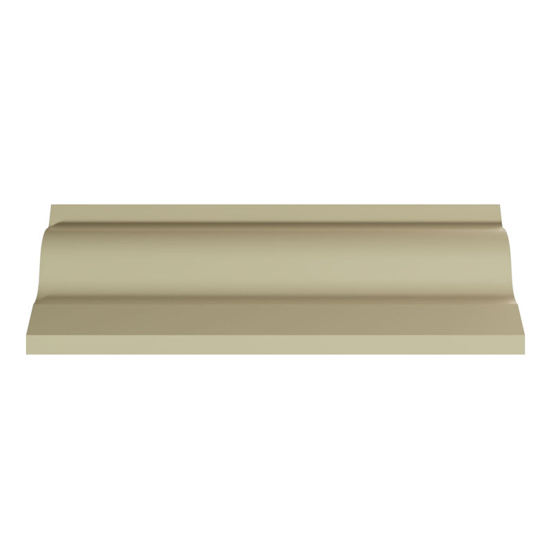 96" Gray Polyurethane Crown Moulding
