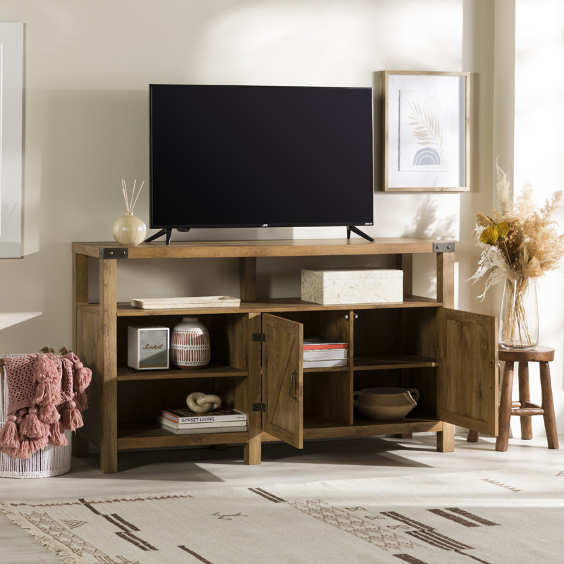 Marckson 59" 2-Door TV Stand for TVs up to 60", Barnwood