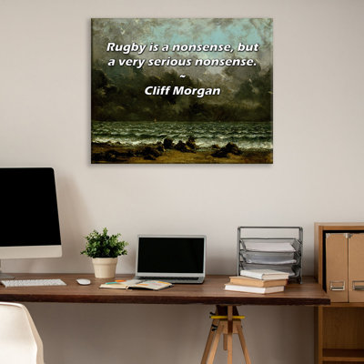 Astoria Grand Gallery Wrapped Canvas By Alanda Kariza: "So, go. Travel far. Travel courageously. Trav