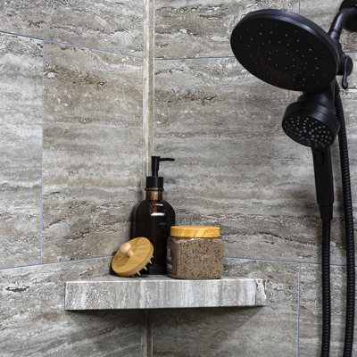 Palisade Vinyl Waterproof Corner Shower Shelf