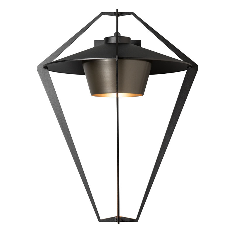 Applique murale en aluminium Stellar, Fumée noire côtière, Bronze huilé bord de mer, H 18,5 po x l 14,1 po x P 14,7 po