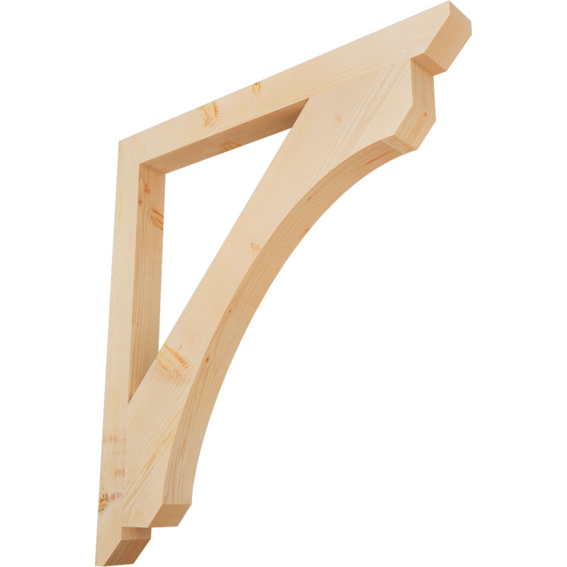 Support à lattes l 3 3 po x P 44 po x H 48 po, sapin Douglas, Douglas (lisse), H 48 po x l 3,5 po x P 44 po
