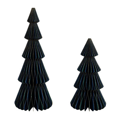 Ensemble de 2 tables de Noël en papier pliables