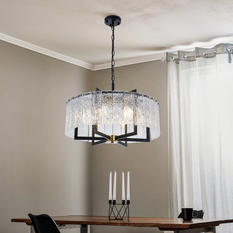 Lustre en cristal 23,6 pouces American Minimalist Living Room