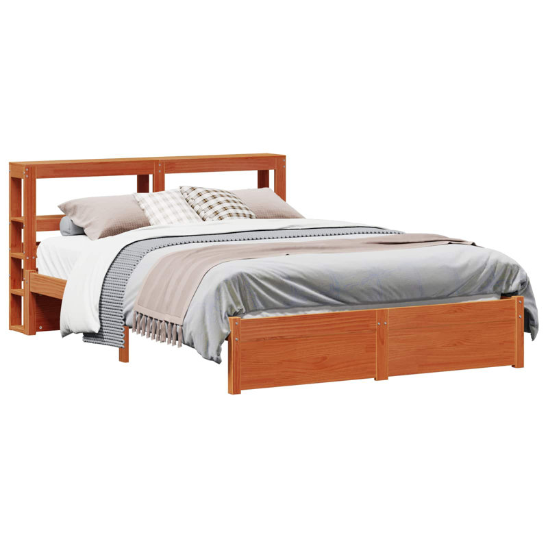 Solid Wood Bed, European Kingsize (160 x 200 cm)