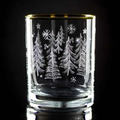 Ensemble de 2 verres à neige Winter Wrap