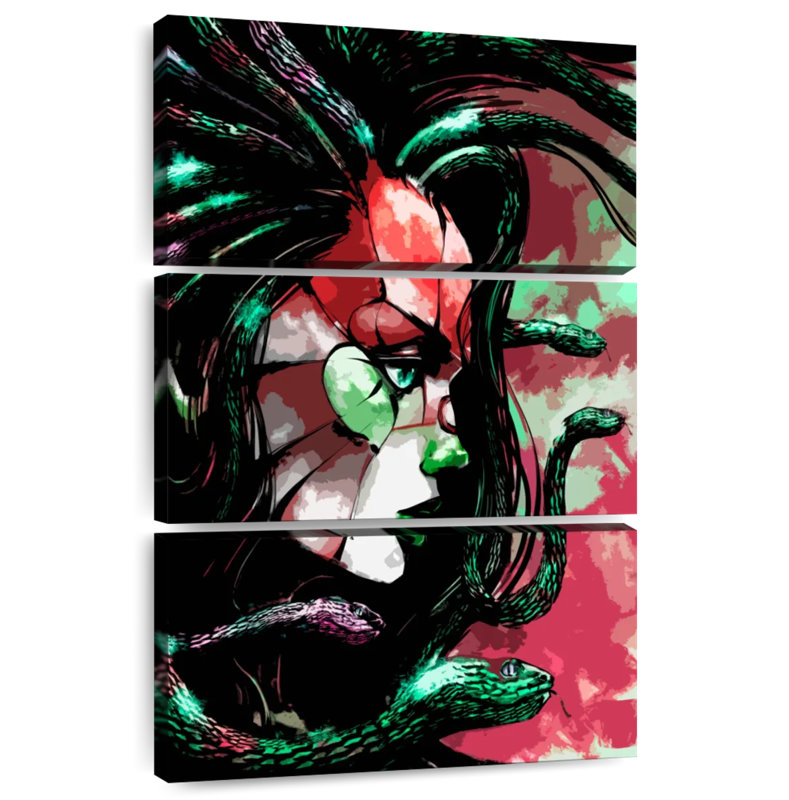 Kelan The Gorgon Medusa, 45" H x 28" W