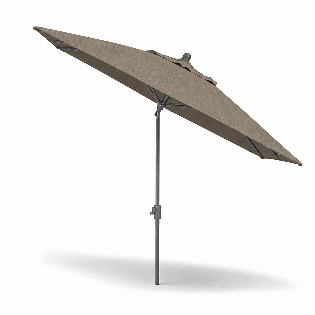 Olivier 9.7' Umbrella, Starring Gray, Canvas Taupe Sunbrella® Canvas