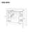 36" Unique Bathroom Vanity With Ceramic Sink-1620087989