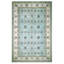 Tapis oriental 12 pi x 18 pi 1 po bleu, Agra, motif de vignes Shah Abbas, teintures naturelles, laine luxueuse nouée à la main, tissage dense, surdimensionné, tapis oriental