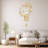 29.5X17.3” Silent Gold Wall Clock