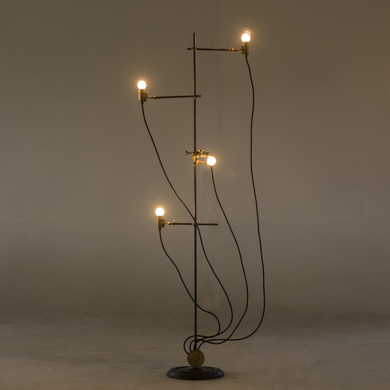 Nellcote 71'' Black Tree Floor Lamp