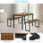 2 - Person Four Leg Dining Set-766694465-766694464
