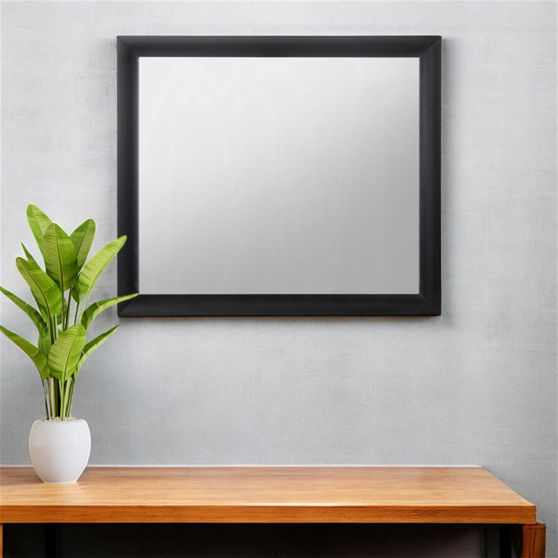 Huddersfield Black Finish Mirror