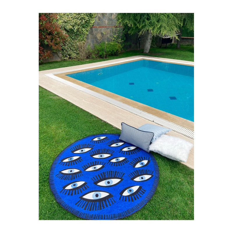 Tapis lavable à la machine modern, Rectangle 3 pi 11 po x 3 pi 11 po