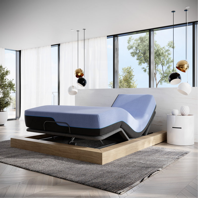 Matelas en mousse de latex et matelas à ressorts Refroidissant hybride à refroidissement rapide 12 po Refresh, Grand lit