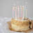Pastel Paraffin Taper Candle Set Cotton Wick