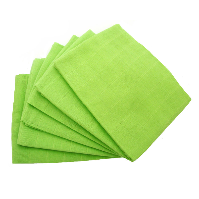 Norma Cotton Baby Blanket, Green