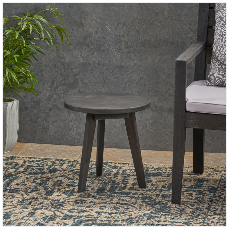 Table d'appoint Marina, Gris foncé