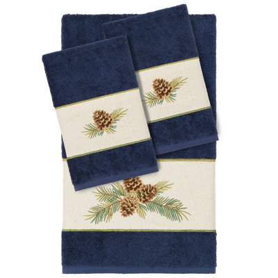Ensemble de serviettes 100% coton turc 3 pièces