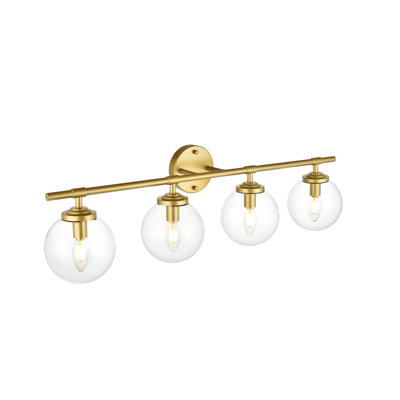 Éclairage pour meuble-lavabo à intensité variable 4 lumières Chisolm