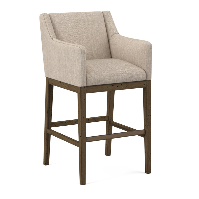 Upholstered Stool, 61379-86, Beachwood