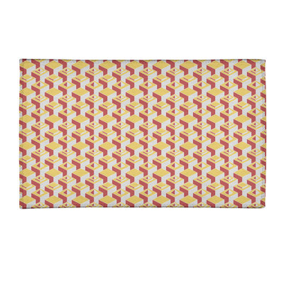 Tapis de zone jaune/rouge light skyscrapers