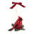 Spode Christmas Tree Cardinal Ornament